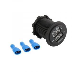 Gistuch - Voiture moto dc 12-24 v double led voltmètre numérique ampèremètre ampèremètre jauge
