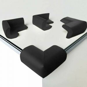 [Lot de 8] Protecteur d'angle de table, protecteur d'angle en mousse souple pour b&eacute;b&eacute;, protection d'angle antichoc &agrave; angle droit pour tables et tous