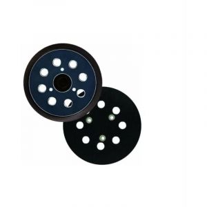 Plateau et patin de pon&ccedil;age Lot de 2 disques de pon&ccedil;age pour ponceuse orbitale al&eacute;atoire 125 mm 8 trous compatibles avec Makita M9204 BO5030 BO5031
