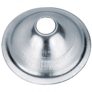 Rosace d'&eacute;cartement conique acier zingu&eacute; - Boite de 100 &Oslash;17 - H9mm