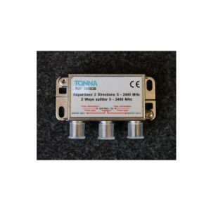 Repartiteur d'antenne 2 voies symetriques f 6.5dB 5-2400 MHz Tonna