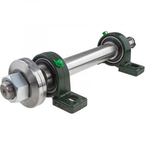 Kit de base pour scie circulaire (circulaire / transversale) avec support de 30 mm / filetage &agrave; gauche / 400 mm / bas&eacute; sur des roulements UCP207