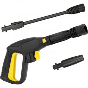 Pistolet Lance avec Buse R&eacute;glable, Pistolet de Remplacement et Lance de Nettoyage pour Karcher Nettoyeur Haute Pression avec Syst&egrave;me de Raccord