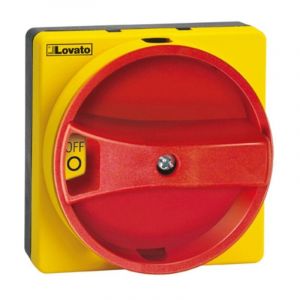Poignée Lovato cadenassable IP65 pour série ga GAX61