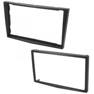 Facade autoradio FA152Y avec contour compatible avec Opel Antara Astra Corsa Zafira 04-14 - anthracite