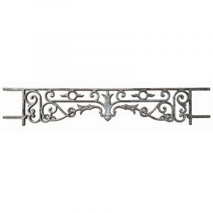 Deco Fer Forge - Appui de fenêtre en Fonte d'époque 1500X240mm
