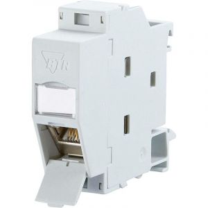 Metz Connect - 1309107003-E Prise réseau profilé cat 6a gris clair (ral 7035) R03556