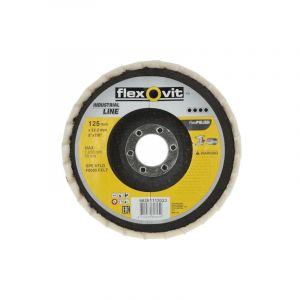 Flexovit - Disque à lamelles industrial line flexpolish - ø 125 mm - Grain 6 (ultra fin)