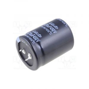 Condensateur électrolytique 470uf 450v 105º 35x45mm Elite 470mf450v/105/2pin