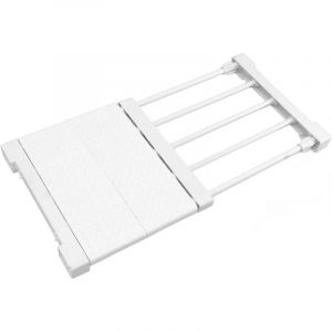 &Eacute;tag&egrave;re de Rangement Extensible pour Placard &agrave; V&ecirc;tements, Diviseurs de Garde-robe R&eacute;glables, S&eacute;parateur de Tension pour Armoire, Armoire, Salle de
