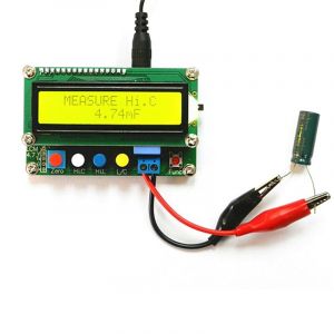 Tlily - Condensateur NuméRique Inductance Capacitance l/c Compteur lcd CapacimèTre Testeur Mini usb Interface avec Câble