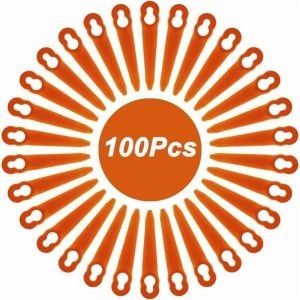 Lot de 100 Lames Compatible pour Coupe Bordure Stihl PolyCut 2-2 PolyCut 3-2, fsa 45 fsa 57 fse 52, Lames en Plastique pour Coupe Bordure Stihl sans