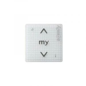 1811007 - Commande murale tactile Somfy Smoove 1 Io Silver Shine