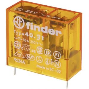 Finder 40.31.8.230.5000 Relais pour circuits imprimés 230 V/AC 10 A 1 inverseur (RT) 1 pc(s)