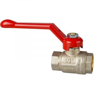 Icma - Robinet à tournant sphérique à passage intégral f/f avec levier en aluminium 1' Pn 40