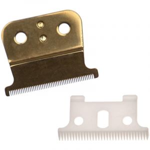 2x lames de rechange compatible avec Andis Outliner ii Trimmer, sl, sls tondeuse à cheveux - Vhbw
