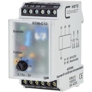 Metz Connect 11027613 RTM-C12 Relais temporis&eacute; 24 V/AC, 24 V/DC 1 pc(s) 2 inverseurs (RT) C871162
