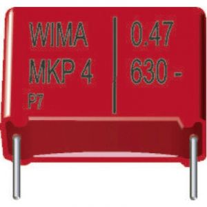 Wima MKP 4 0,033uF 10% 630V RM7,5 1 pc(s) Condensateur &agrave; film MKP sortie radiale 0.033 &micro;F 630 V/DC 20 % 7.5 mm (L x l x H) 10.3 x 5 x 10.5 mm W37224