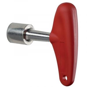 Cl&eacute; &agrave; triangle Pompier 11 mm avec poign&eacute;e en polypropyl&egrave;ne - COUILLET ROBERT