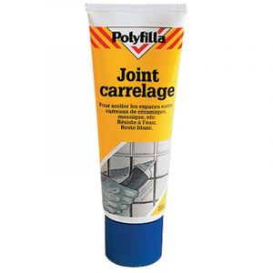 Polyfilla - Joint pour carrelage, céramique, mosaique - Blanc - Tube 300g