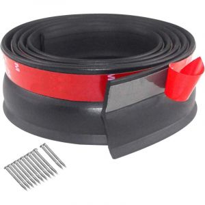 Joint de Porte de Garage Universel, Joint de Seuil de Porte de Garage de 3 m&egrave;tres Seuil Porte Garage Bande d'&Eacute;tanch&eacute;it&eacute; en Caoutchouc avec Clous pour