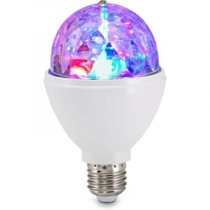 APEX 0528-003 Ampoule Disco LED, Plastique, E27, 3 W, Blanc, 1 Unit&eacute; (Lot de 1)