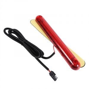 Ej.life - Troisième troisième feu stop, universel rouge 24 led voiture haut montage troisième troisième feu stop feu arrière lampe 12V