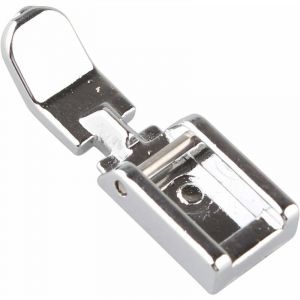 Pied presseur à fermeture éclair à clipser pour machine à coudre Singer Brother Babylock Janome Kenmore Blanc Juki New Home Simplicity Elna Husqvarna