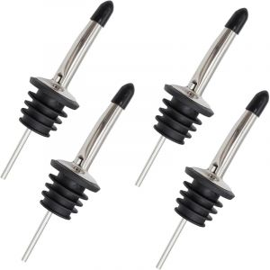 4 Pi&egrave;ces Bec Verseur Huile,Verseur Huile D'olive,Verseur Distributeur En Acier Inoxydable,Bouchon Huile D'olive,Bec Verseur Huile D'olive,Bec Verseur