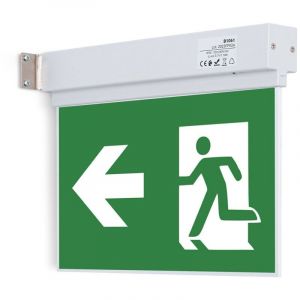 Bloc autonome d'&eacute;clairage de s&eacute;curit&eacute; avec pictogramme 'sortie