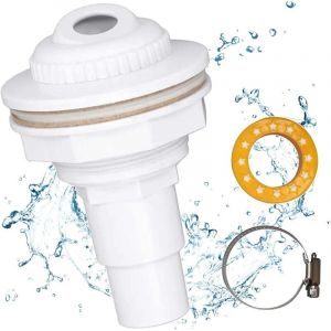 Buse Refoulement Piscine,Buse D'EntréE Pour Piscine avec Embout de Tuyau 38/32 mm,Buse Refoulement Buse D'EntréE pour Piscine,Buse D'EntréE pour