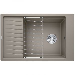 Blanco - Evier Elon xl 6S Silgranit - tartufo - Vidage : Manuel