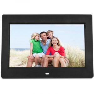 Cadre Photo Numérique Mp3, Plastique, Noir, 27,3x2,3x18,6 cm