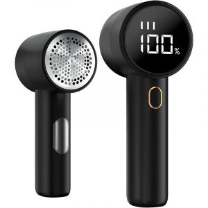 Rasoir Anti Bouloche Vetement Électrique, Rechargeble Rasoir Vetement Anti Peluche, Écran LED Coupe Bouloche Appareil