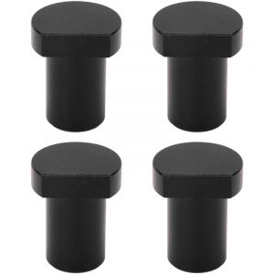 4 pi&egrave;ces banc chiens 19mm diam&egrave;tre &eacute;tabli cheville en alliage d'aluminium haute r&eacute;sistance bois bureau arr&ecirc;t Tenon noir