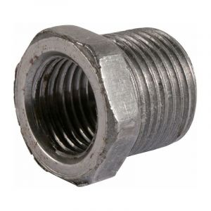 Raccord fonte noire droit à visser - m 1'1/2 - f 3/8' - n° 241