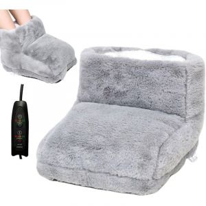 Chauffe-Pieds &Eacute;lectrique, 5V Chauffe-Pieds, Chauffe-Pieds &Eacute;lectrique avec 3 Niveaux de Chauffage et 3 Minuterie, Chauffage des Pieds &Eacute;lectrique pour