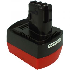 PowerSmart 2000mAh 12V Ni-MH Batterie pour Metabo BZ 12, BZ 12 SP, BZ12SP, SSP 12, SSP12, ULA9.6-18, 6.02151.50, 6.25473, 625486000