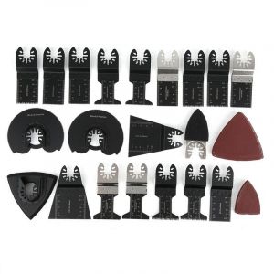 Sjlerst - Lames Multitool 18Pcs Lames de Scie Oscillantes Multitool Accessoires pour Outils Oscillants pour Worx, Dewalt, Makita, Bosch, Fein