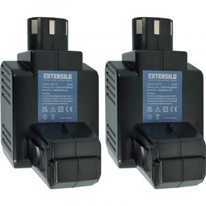 Extensilo - 2x Batterie compatible avec Hilti te 5 a outil électrique (4000 mAh, NiMH, 24 v)