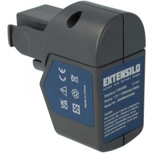 Extensilo - Batterie remplacement pour Wolf Garten Li-ion Power Pack 4 pourtaille-haie, cisaille électrique (2500mAh, 7,2V, Li-ion)