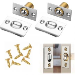 Loquet &agrave; Bille de Porte,Loqueteau &agrave; Bille R&eacute;glables,Roller Ball Meubles Loquet de Porte,R&eacute;glable Rouleau Bille Meubles Loquet de Porte,Verrou de