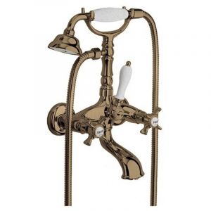 Cristina Ondyna - Bain/Douche Chambord + Accessoires Or Rose Brosse Pvd Robinetterie chambord CH10234P