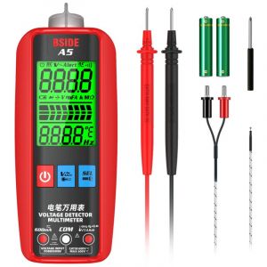 A5 Multim&egrave;tre Num&eacute;rique Intelligent Testeur de Courant Automatique Grand &Eacute;cran Voltm&egrave;tre Multifonction avec ncv vfd Teseur de Tension R&eacute;sistance