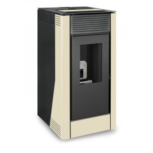 Escalor - Po&ecirc;le &agrave; granul&eacute;s hydro delia 15kW blanc