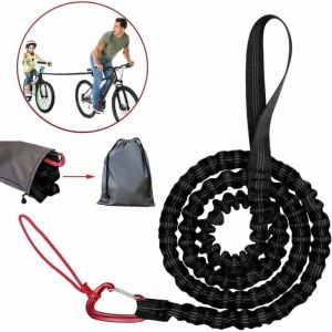 Corde de remorquage v&eacute;lo enfants corde de remorquage pour v&eacute;lo sangle de remorquage &eacute;lastique v&eacute;lo &eacute;lastique c&acirc;ble de remorquage, capacit&eacute; de charge