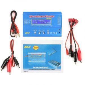Chargeur iMAX B6 80W,Chargeur iMAX B6 80W, Chargeur Lipo Balance, D&eacute;chargeur pour Batterie LiPo/Li-ION/Life(1-6S), NiMH/NiCd(1-15S), LCD Chargeur