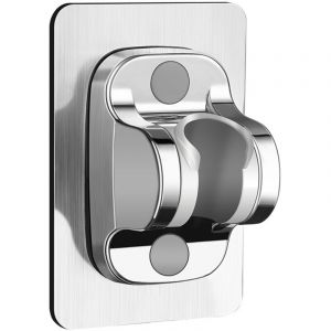 Support de pomme de douche adh&eacute;sif fort,Support douche, Angle r&eacute;glable, support de baguette de douche sans per&ccedil;age pour salle de bain