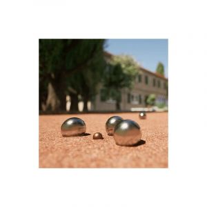 King Matériaux - pack 2 big bag 1,5T Sable Stabilisé Pétanque Rose 0/8
