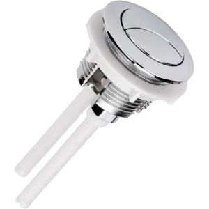 Parkside - Bouton poussoir chasse d'eau de 38 mm, universel double bouton de chasse d'eau à tête ronde pompe haute pression, pour salle de bain wc